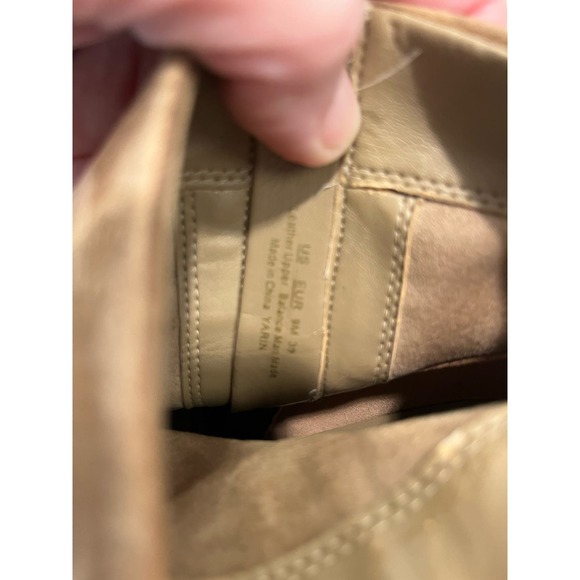 1.State Size 8  Preete Leather Suede Almond Ankle Boot Zip Side - Picture 4 of 4